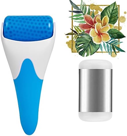 Ice Roller, Adofi Face Cold Roller Morning Therapy for Wake Up,Removes Eye Puffiness,Shrinking Pores,Two Sets