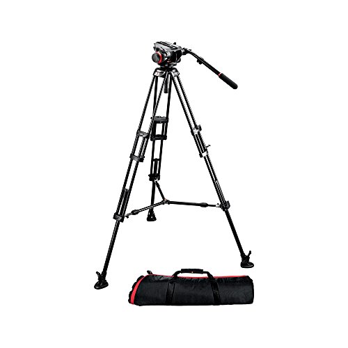 Manfrotto 504HD,546BK Video Tripod Kit with 504HD Head and 546 Tripod - Black