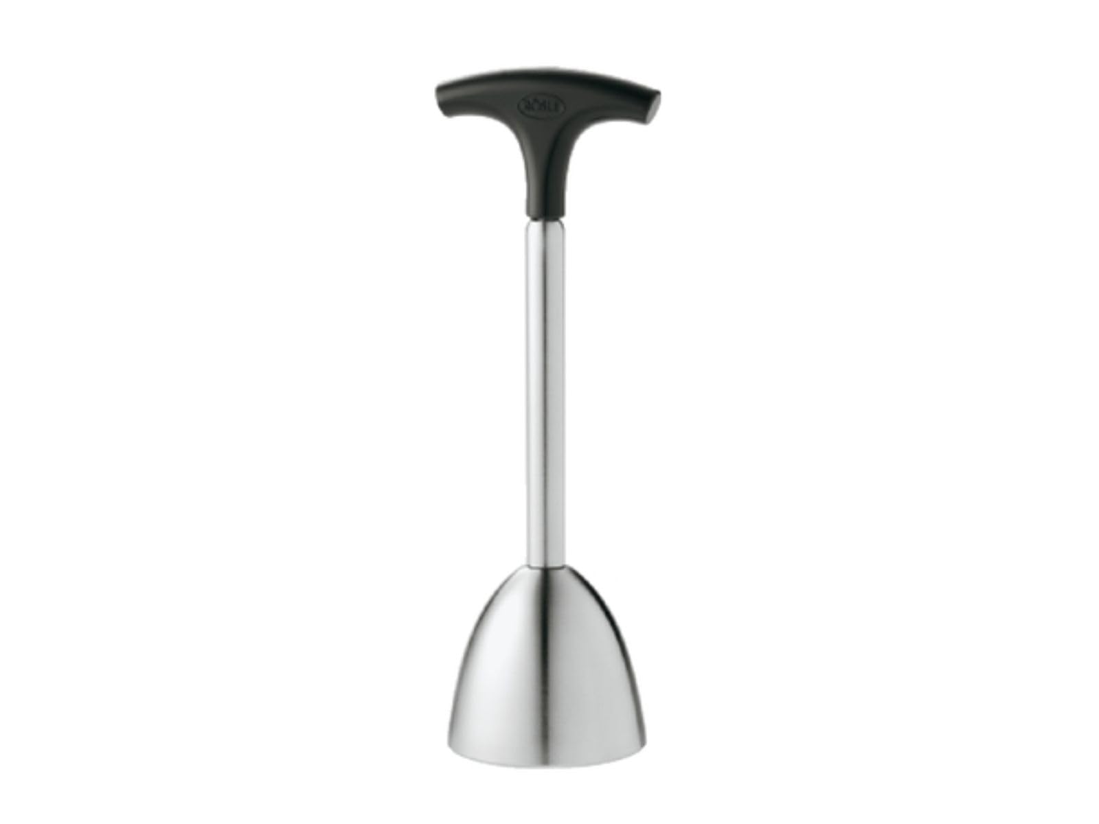 Rösle 12827 Stainless Steel Egg Topper with Silicone Handle Egg Cracker 5.6 in