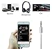 Cone® 6.6 Ft Nylon Audio Cable ,3.5mm Aux Cord , Auxiliary / Aux Cable for Car / home Stereo ,Beats Headphone,iphone,Computer,Speaker,MP3 Players ( Silver )
