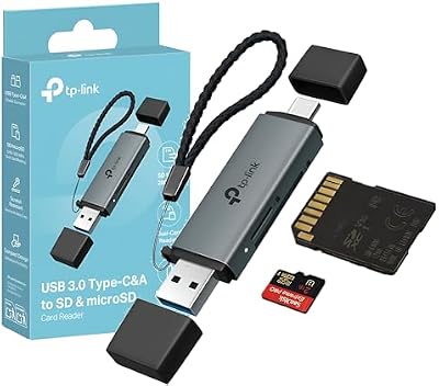 UA430D - Leitor de Cartões USB, 5 Gbps, Plug & Play, SD e microSD