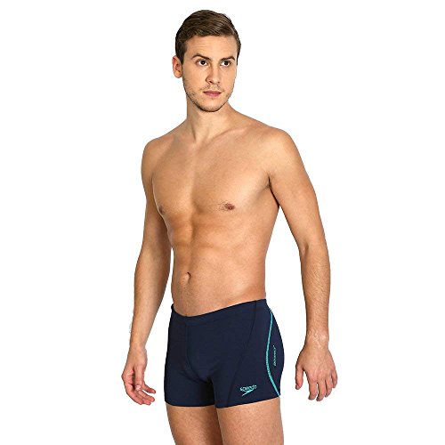 Speedo Men Race Endurance+ Polyester Solid Square Leg Swimsuit Pricepulse