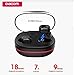 True Wireless Earbuds,Dacom Best TWS Bluetooth Earphones Mini in-Ear Bass Headphones with Mic and Portable Charging Case 72 Hours Playtime for Cell Phones (Black)