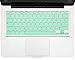 Kuzy Keyboard Cover Compatible with Pro 13 15 17 inch and Air 13.3 inch Silicone Skin Protector, Mint Green