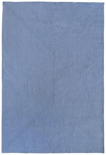 HAMID Nansa Indoor/Outdoor Recycled Pet Rug – Washable and Waterproof – Ecological and Sustainable – Ideal for Terrace, Garden or Living Room (300 x 240 cm, Blue)