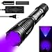 UV Black Light Flashlight, AHOME Blacklight Ultraviolet LED Pet Urine Detector Bed Bug Finder Dog Stain Remover with 18650 Battery and Charger