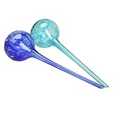 Dealglad® 2pcs Glass Automatic Watering Globes Plants Flowers Irrigation Ball Tool