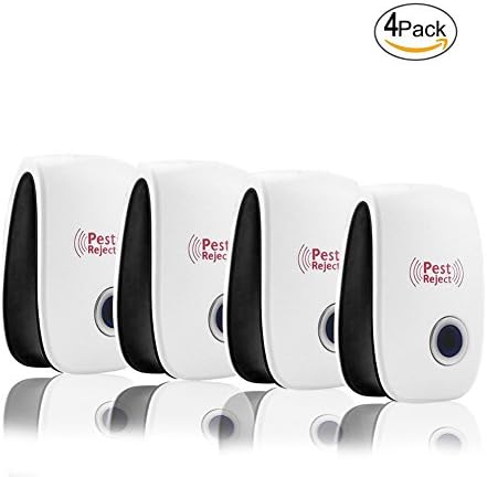 Ultrasonic Pest Repeller - Electronic Pest Control Plug In-Pest Repellent for Insects -Mice ,Roaches ,Bugs , fleas , Mosquitoes and Spiders -By Special Sun (4pack)