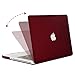 MOSISO Plastic Hard Shell Case & Keyboard Cover & Screen Protector Only Compatible with MacBook Pro 13 inch (A1278, Old Version with CD-ROM), Release Early 2012/2011/2010/2009/2008, Marsala Red