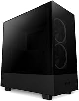 NZXT H5 Elite CC-H51EB-01 ATX Mid Tower Case Front USB-C Glass Panel Black