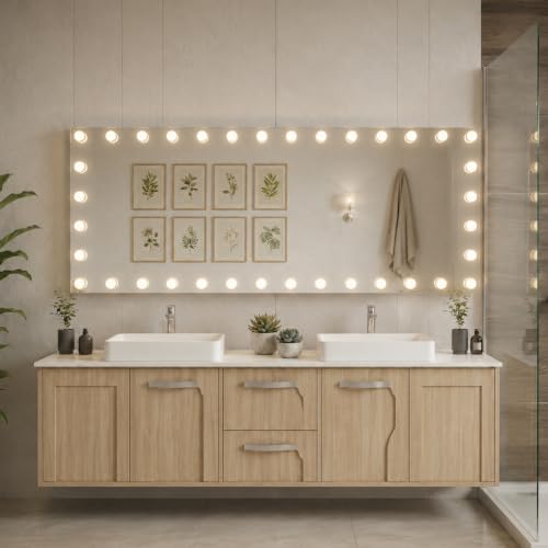 WTTY 84"x32" Hollywood Vanity Mirror Lights