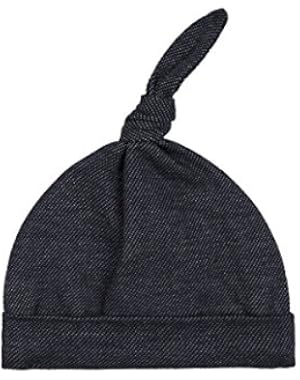 Organic Infant Cap Baby Girl and Boy Knot Beanie Hat Unisex Baby.