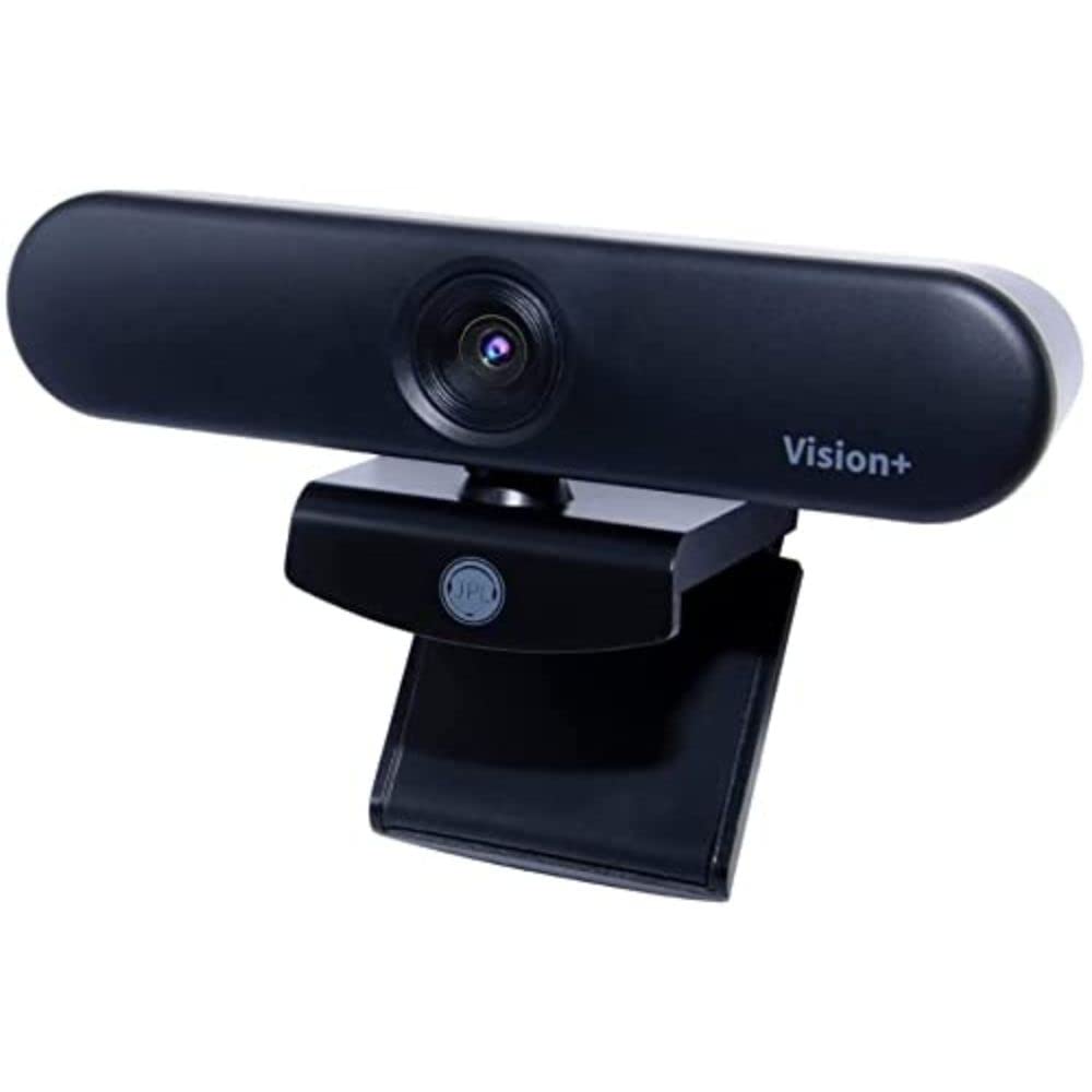 JPL Vision & Voice USB 1080p HD Webcam, ideal for Remote Home Workers, Office Workers, Students, Schools or Universities - Black