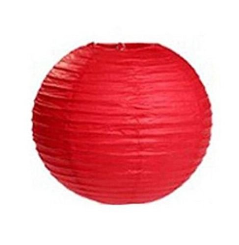 10x8(red) Round Paper Lanterns Lamp Wedding Birthday Party Decorations (A Liittle Tree)