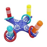 Viyor shop Inflatable Cross Ring Toss Game Summer Water Beach Party Swim Pool Toys for Kids and Adult