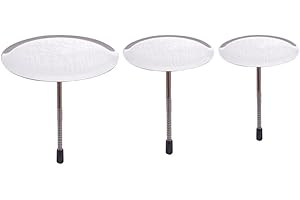 Beavorty Reusable Stainless Steel Cake Flower Nails 3 Pieces Set Varying Sizes for Professional Cake