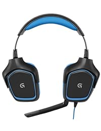 Logitech G230 Auriculares Stereo Gaming con micrófono, Azul   negro