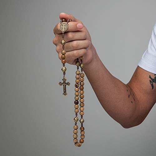 Intercession-Our-Father-Sacred-Handmade-Solid-Wood-Rosary