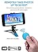 Premium HD Bluetooth Selfie Remote Control Camera Shutter for iPhone, Samsung Galaxy, Android, iPad, iPod, Tablets - Amazing Selfie Clicker for Photos, Videos, 30ft Range (Aqua)