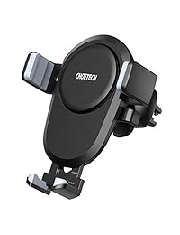 CHOETECH Cargador inalámbrico para auto, 7.5W   10W Qi de carga rápida, soporte de ventilación de aire automático Soporte para teléfono Compatible con iPhone Max   XS   XR   X   8 8 Plus, Samsung Galaxy S10e   S10   S10 Plus   S9   S9 +   Note 9   Nota 8