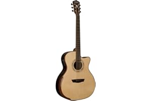 Washburn Comfort Deluxe 25 Series 6 String Acoustic-Electric Guitar, Right, Natural (WCG25SCE-O)