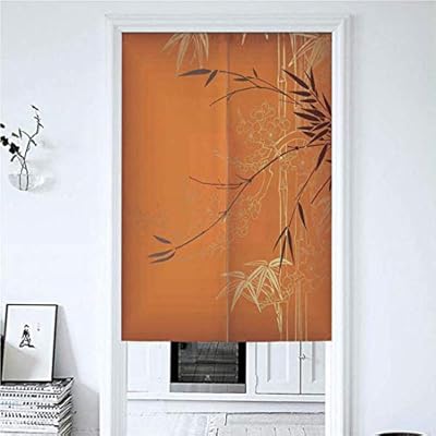 Amazon Sking のれん 80 90 85x120cm 鮮やかな色の東の自然をテーマに