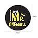 WRAPAHOLIC Mr Onederful 1st Birthday Stickers - First Birthday Favor Stickers - 2 x 2 Inch 500 Total Labels