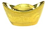 4" Beautiful Gold Ingot for Prosperity