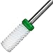 Pana Professional USA Ceramic White Small Barrel Bit Nail Drill (Grit: Coarse) 3/32