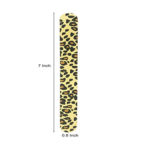 Nail File 10 PCS Professional Double Sided 100/180 Grit Nail Files Emery Board Colorful Manicure Pedicure Tool and Nail Buffering Files