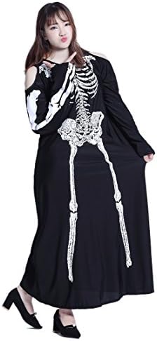 BS Japan Skull Skeleton Costumes [Plus size Zombie Bones] Halloween Cosplay