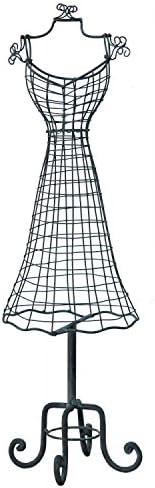 Interior Flair Vintage Style Grey Black Jewellery Accessories Stand Display Mannequin