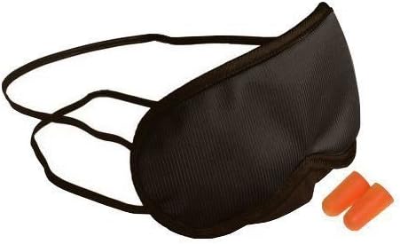 Comfortable Travel Eye Sleeping Mask Sleep Blindfold &amp; Ear Plugs by Travel 360