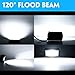 LED Pods, DJI 4X4 2Pcs 5'' 144w LED Light Bar OSRAM Flood Beam Off Road LED Cubes Work Light Driving Fog Lamps for Trucks ATV UTV SUV Jeep Boat Motorcycle, 2 Years Warranty