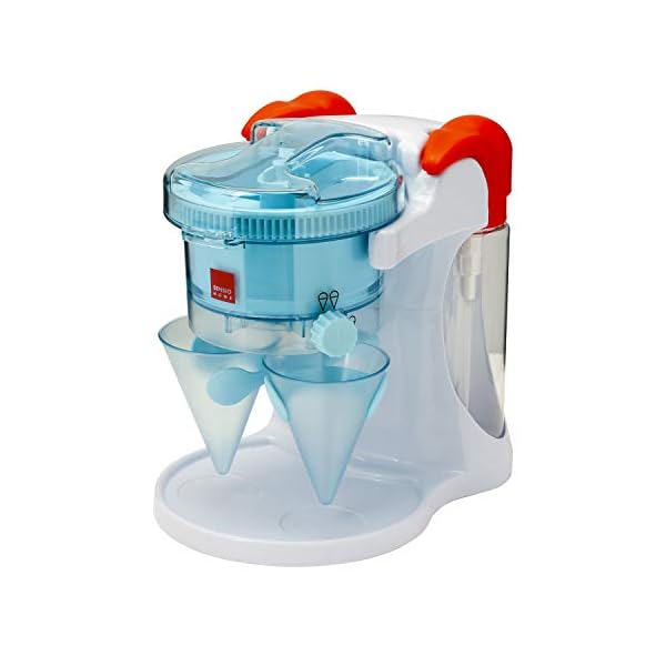 Sensio Home Snow Cone Maker Machine, Crushed Ice, Slushie Cocktail Maker- Kid Friendly Shaved Ice Machine with 2…