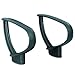 Safco Loop Arms Set for use with Vue Mesh Extended-Height (Chair Sold Separately), Black (3396BL)