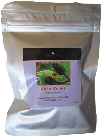 Ebi King Alder Cones (50) Shrimp Aquarium Water Conditioner Promotes Breeding