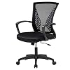 Home Office Chair Mid Back PC Swivel Lumbar Support Adjustable Desk Task Computer Ergonomic Comfortable Mesh Chair with…