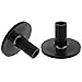 Cymbal Sleeves 8PCS 37x26mm Black Drum Cymbal Sleeves Replacement for Shelf Drum Kit