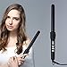 Ckeyin 4 in 1 Multifunction Interchangeable Hair Curler Kit Ceramic Tourmaline Spiral Hair Styling Tapered Curling Iron Wand Digital LCD Display Temperature Control