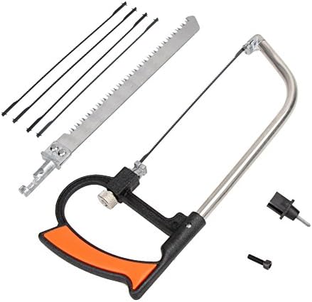 Magic Hand Saw + Extra 5 Saw Blades DIY Multi Purpose Universal Bow Saw Kit with Tool Boxfor Cutting Wood/Plastic/Ceramic Tile