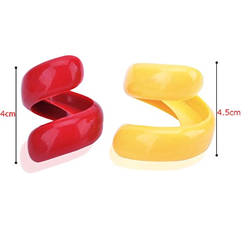 Xiaolanwelc@ 2PCs Manual Fancy Sausage Cutter Spiral Barbecue Hot Dogs Cutter Slicer kitchen Cutting Auxiliary Gadget Hotdog sausage Tools - Thumbnail 6