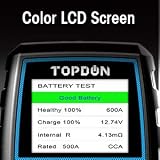 TOPDON BT200 Car Battery Tester 12V 24V 100-2000CCA Digital view 8