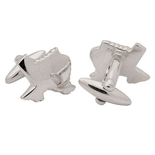 ZAUNICK Texas Cufflinks, Sterling Silver