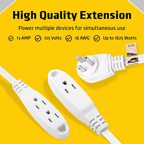 ClearMax 3 Prong Extension Cord with Multiple Outlets, Heavy Duty 3