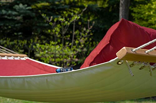 Potenza Verzinkter Gestell Outdoor Hängematte Panama mit Gestell für 2 Personen Baumwolle Stabhängematte XXL 210x140… – Bild 4