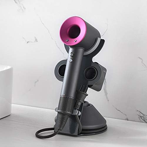 XMZFQ Hair Dryer Stand Holder Mild Steel Stand Dock for Dyson Supersonic Hair Dryer Diffuser and Two Nozzles