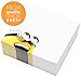 Minions - Despicable Me - Memo Note Paper Pad 3.5 x 3.5 inches (90 x 90 mm) - Paper Cube - Great for Writing Notes, Messages, Reminders - 300 white tear-off pages NOT STICKY- Must Have on Every Desk