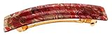 France Luxe Classic Rectangle Barrette - Splash Garden