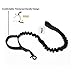 yisibo Tactical Bungee Dog Leash with Two Safty Handle for Small Medium Dogs (Black)